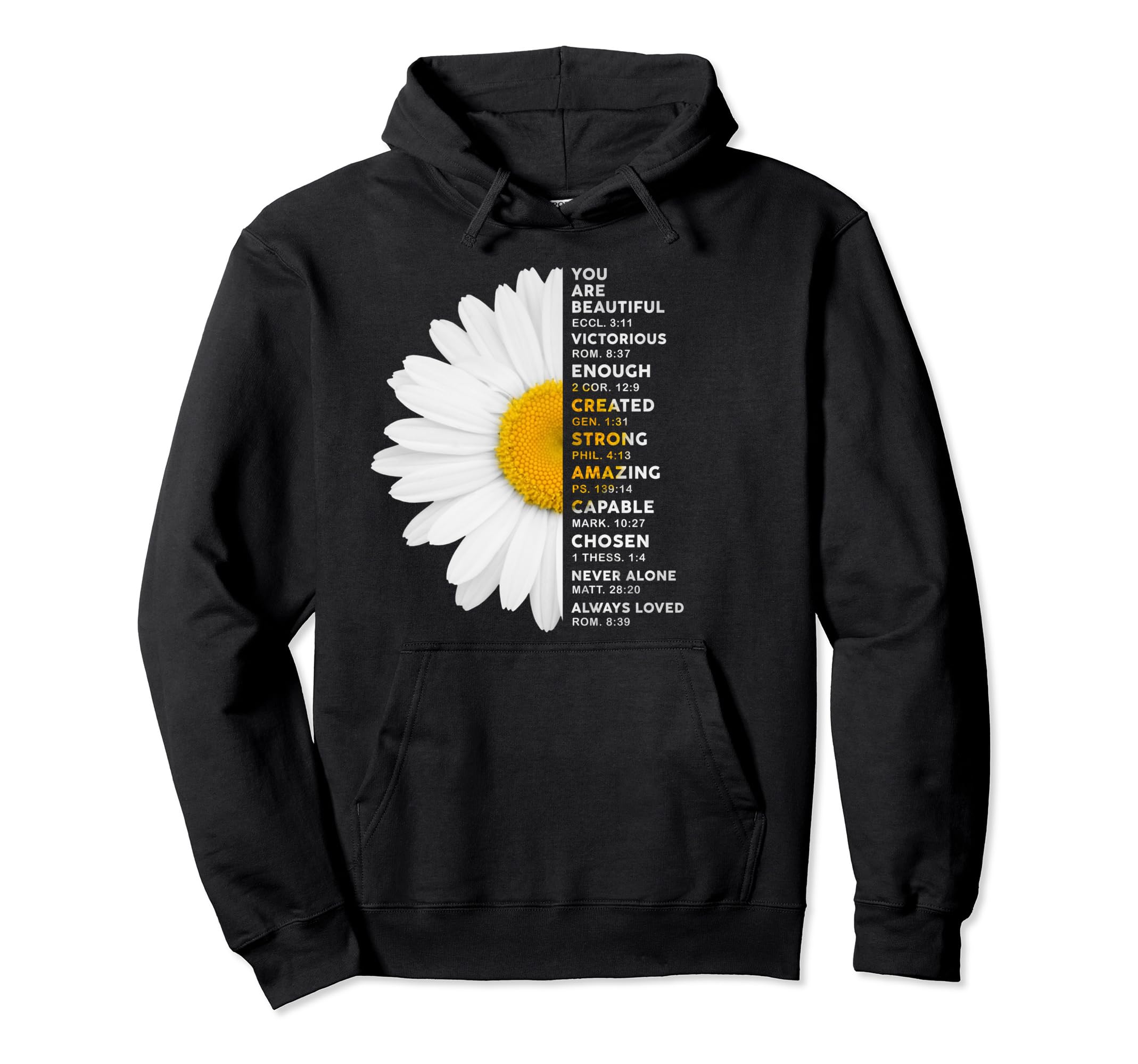Christian You Are Beautiful Victorious Hoodie - Custom Art Print Unisex - T-Shirt, Sweatshirt, Hoodie