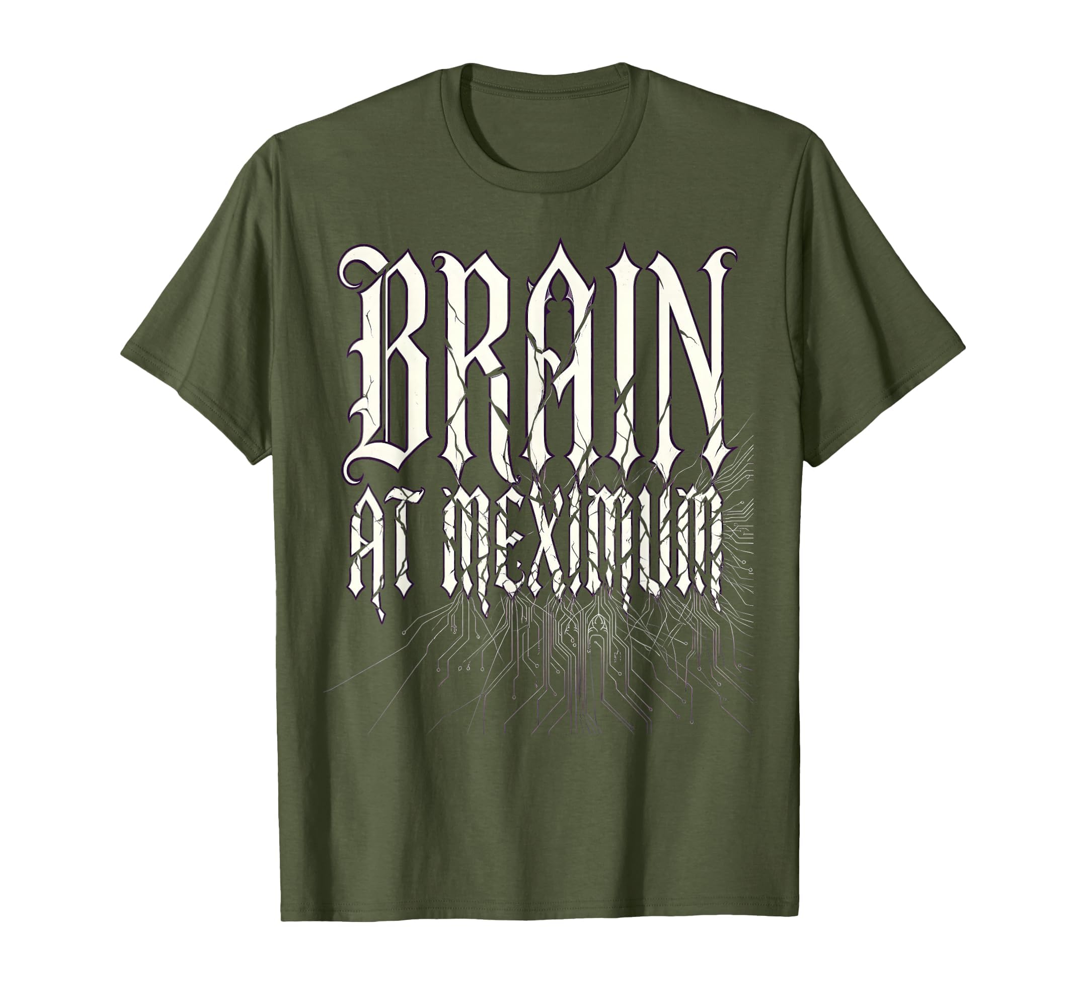 Brain Maximum Overstimulated T-Shirt - Graphic Print Unisex - T-Shirt, Sweatshirt, Hoodie