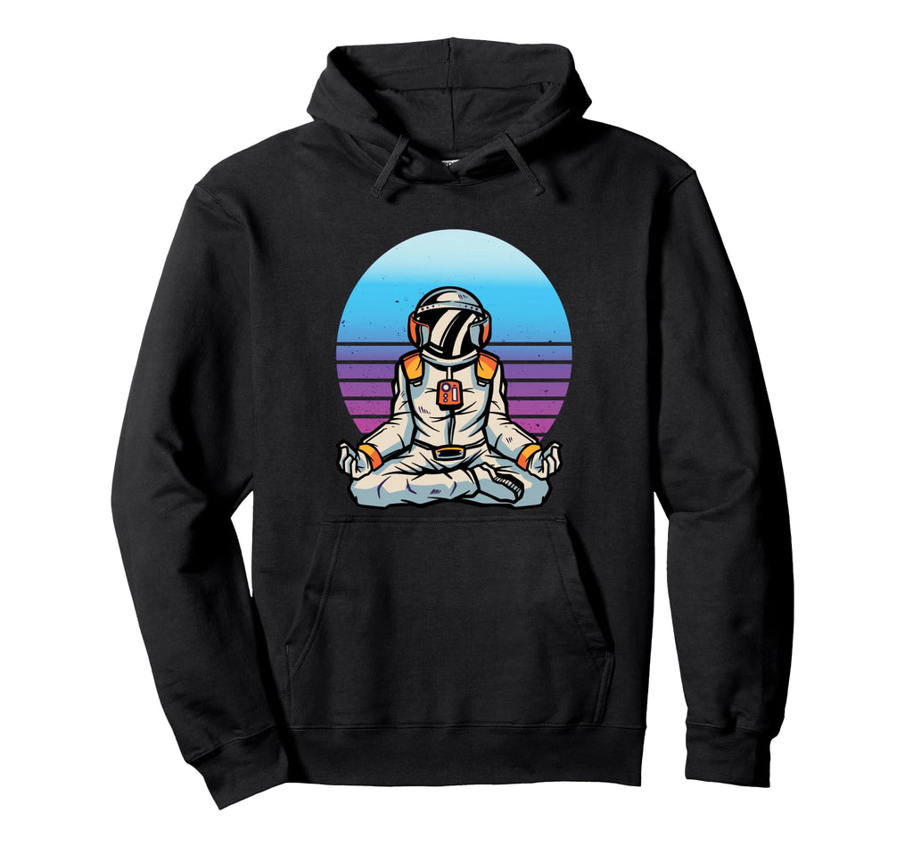 Astronaut Meditation Mindfulness Hoodie - Streetwear Style for Adults - T-Shirt, Sweatshirt, Hoodie