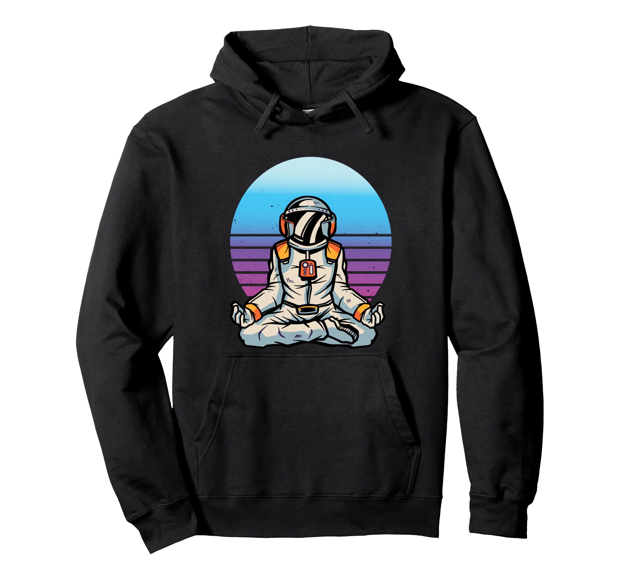 Astronaut Meditation Mindfulness Hoodie - Streetwear Style for Adults - T-Shirt, Sweatshirt, Hoodie