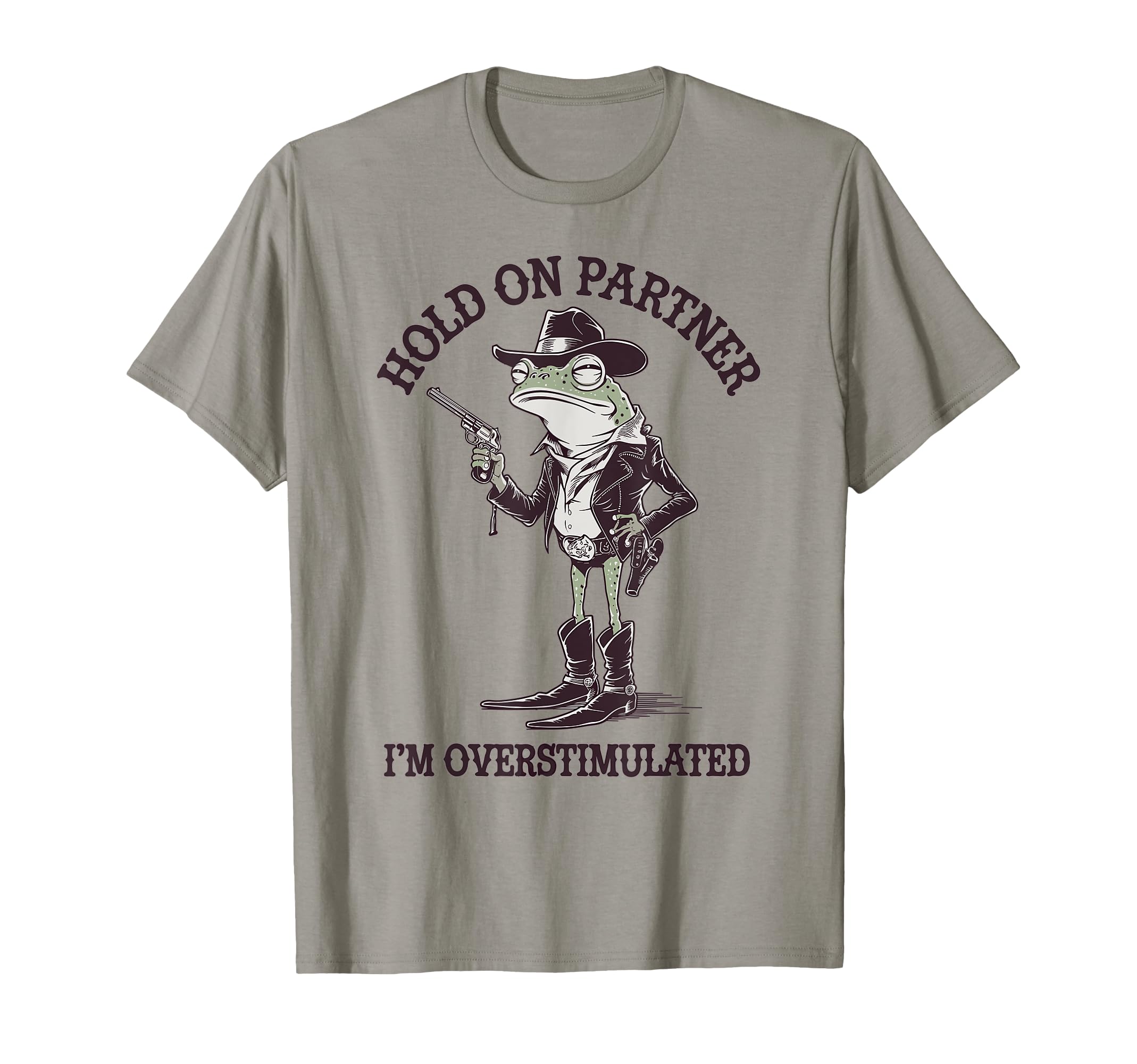 Cowboy Frog Hold Partner Im T-Shirt - Novelty Apparel Men Women - T-Shirt, Sweatshirt, Hoodie