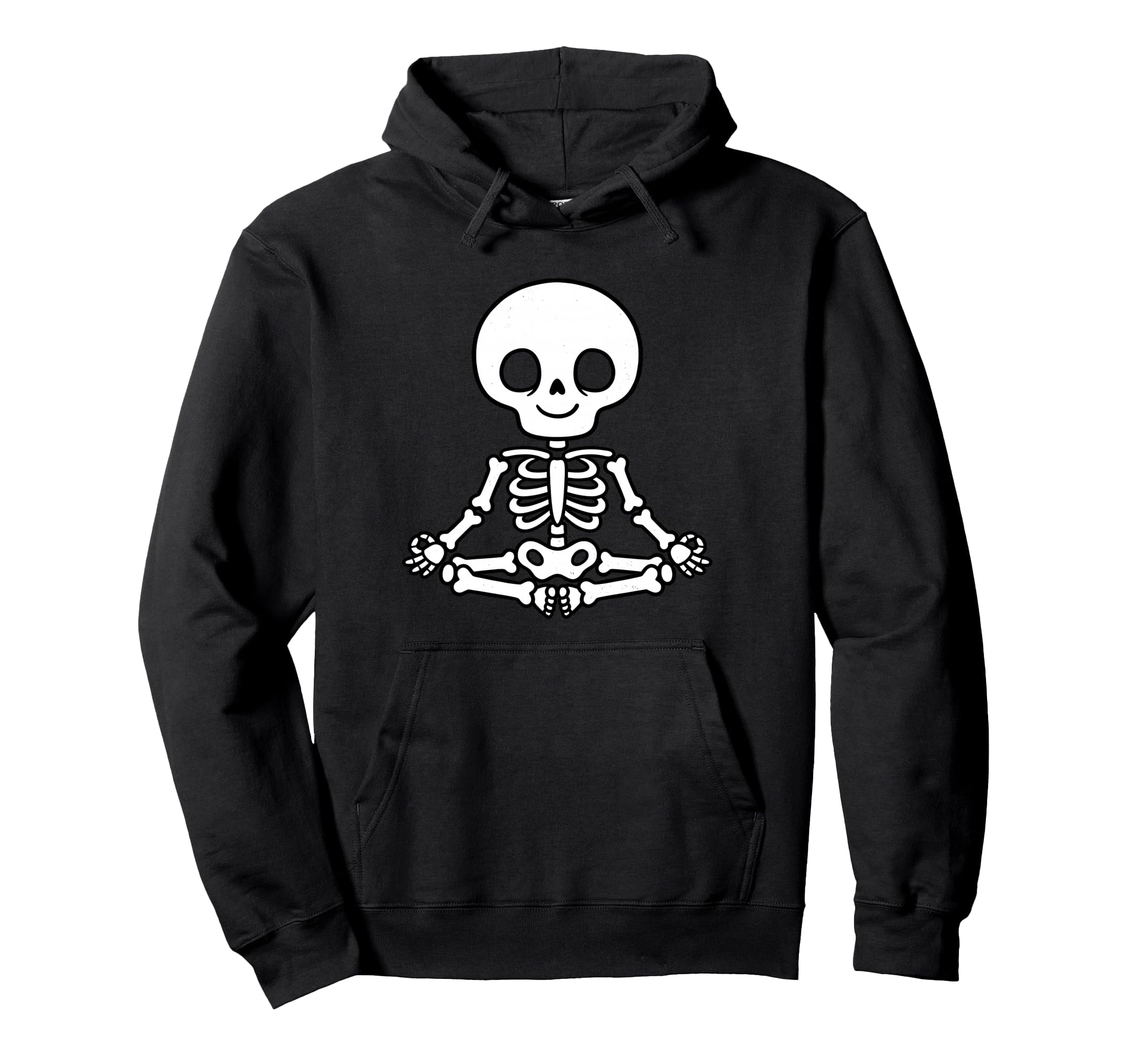 Funny Skeletons Yoga Meditation Hoodie - Custom Art Print for Adults - T-Shirt, Sweatshirt, Hoodie