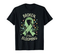Broken Still Blooming Mental Health T-Shirt - Custom Art Print Men Women - T-Shirt, Sweatshirt, Hoodie