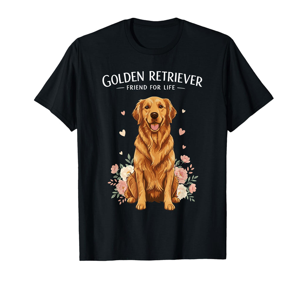 Golden Retriever Friend Life Dog T-Shirt - Streetwear Style for Adults - T-Shirt, Sweatshirt, Hoodie