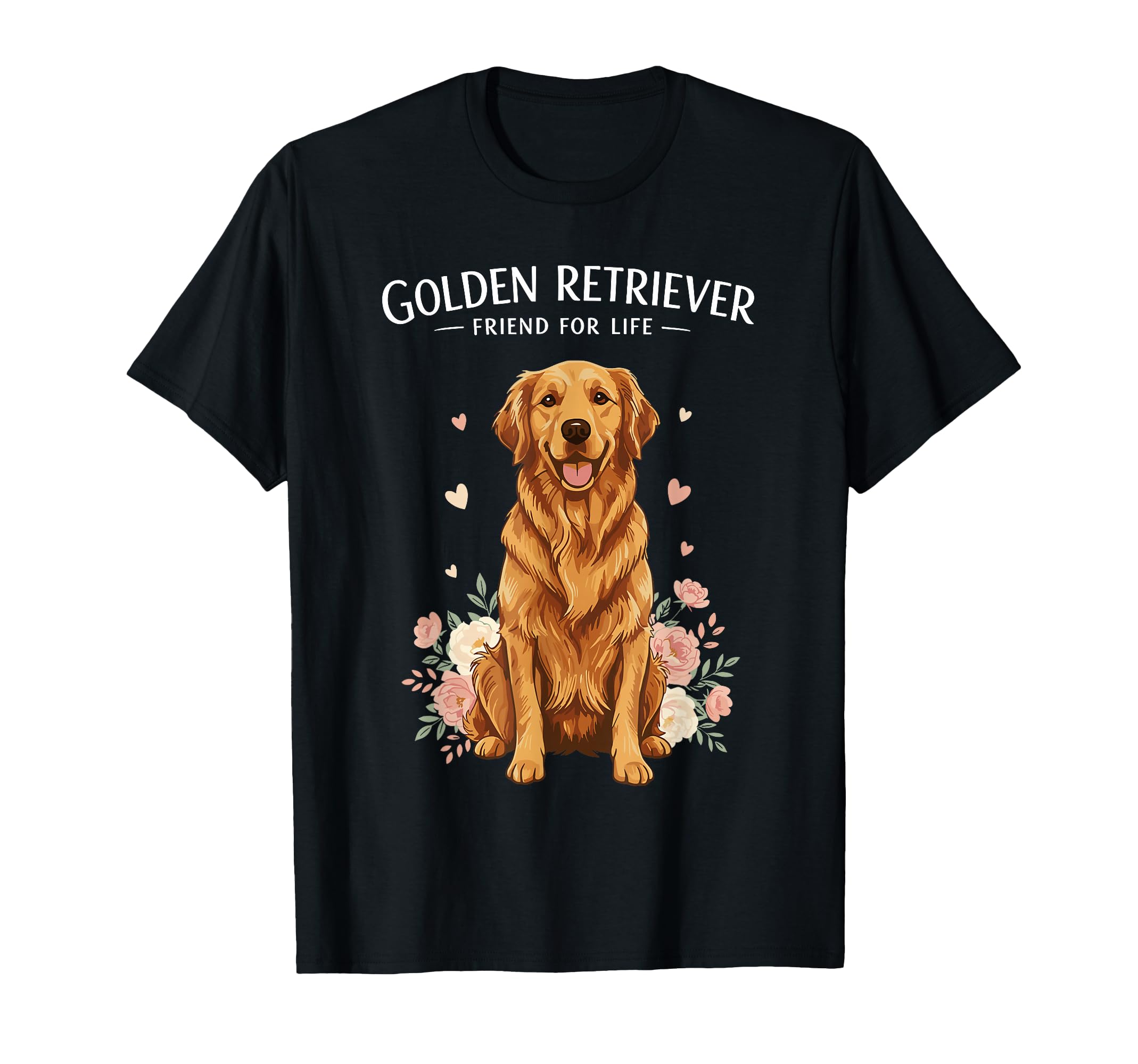 Golden Retriever Friend Life Dog T-Shirt - Streetwear Style for Adults - T-Shirt, Sweatshirt, Hoodie
