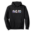 Ghost Reading Book Halloween Bookworm Hoodie - Custom Art Print Unisex - T-Shirt, Sweatshirt, Hoodie