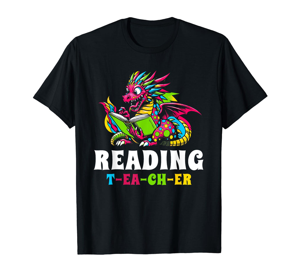 Reading Teacher Book Books Teaching T-Shirt - Minimalist Print Unisex - T-Shirt, Sweatshirt, Hoodie