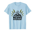 Neurodivergent Brain Awesome Adhd Asd T-Shirt - Trendy Graphic Men Women - T-Shirt, Sweatshirt, Hoodie