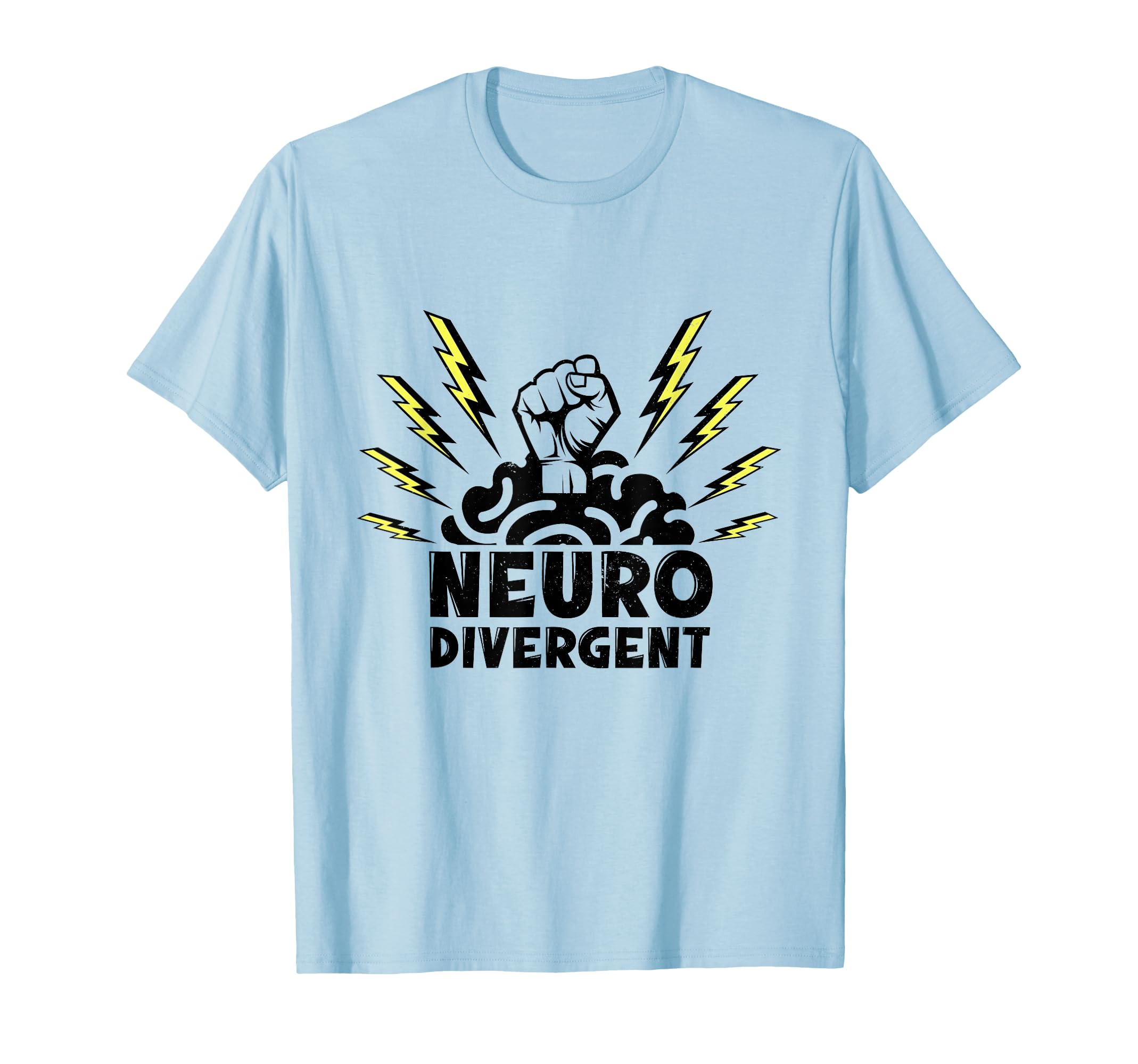 Neurodivergent Brain Awesome Adhd Asd T-Shirt - Trendy Graphic Men Women - T-Shirt, Sweatshirt, Hoodie