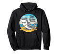 Shark Yoga Meditation Pun Mindfulness Beach Hoodie - Trendy Graphic Unisex - T-Shirt, Sweatshirt, Hoodie
