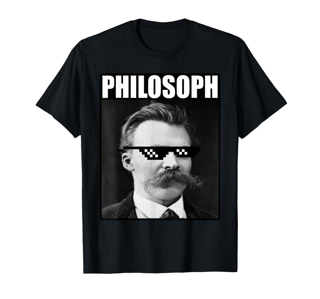 Friedrich Nietzsche Philosopher Literature T-Shirt - Unique Graphic Unisex - T-Shirt, Sweatshirt, Hoodie