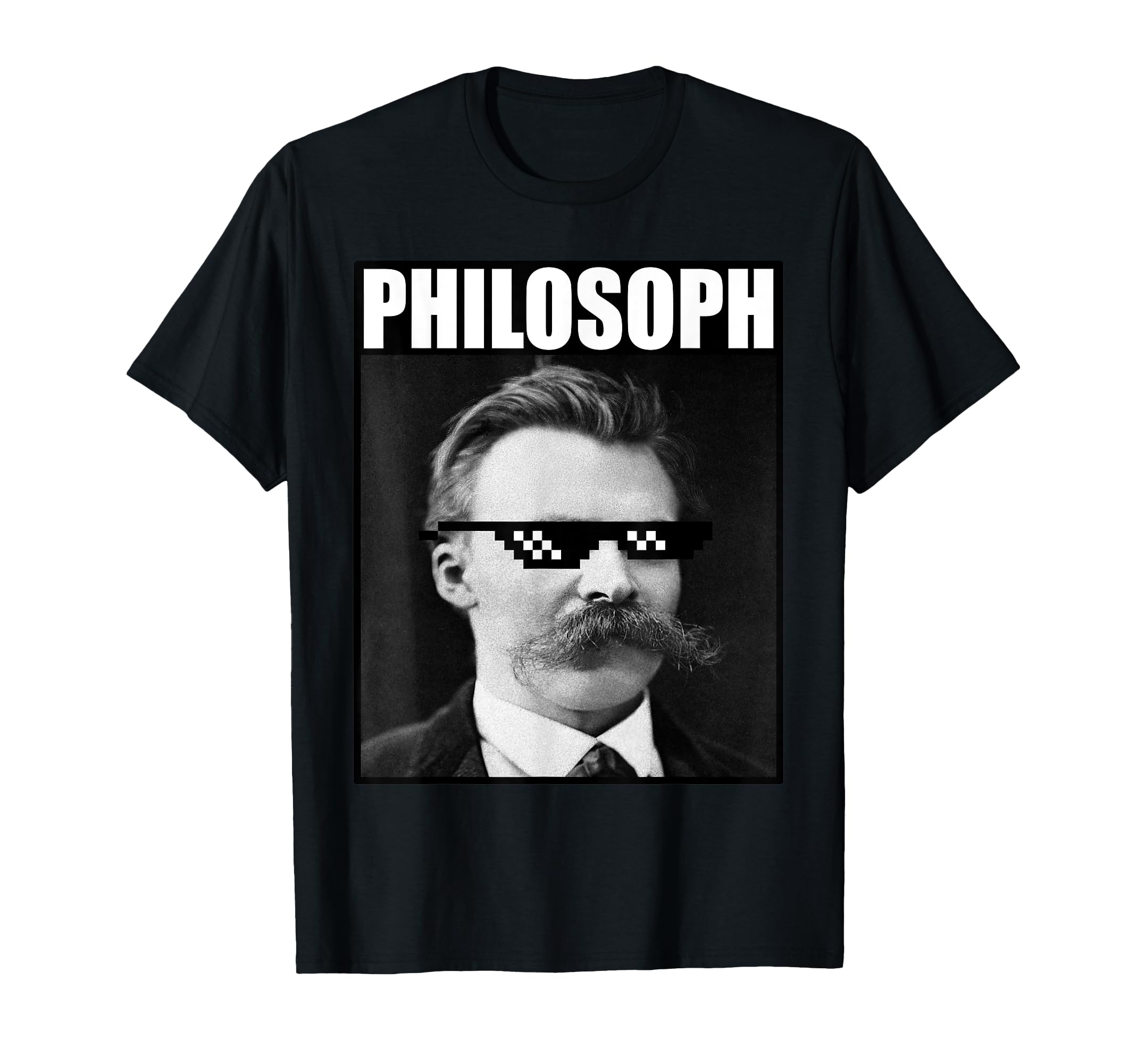 Friedrich Nietzsche Philosopher Literature T-Shirt - Unique Graphic Unisex - T-Shirt, Sweatshirt, Hoodie
