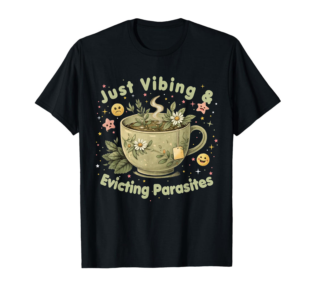 Funny Wellness Vibes Aesthetic Tea T-Shirt - Aesthetic Graphic Unisex - T-Shirt, Sweatshirt, Hoodie