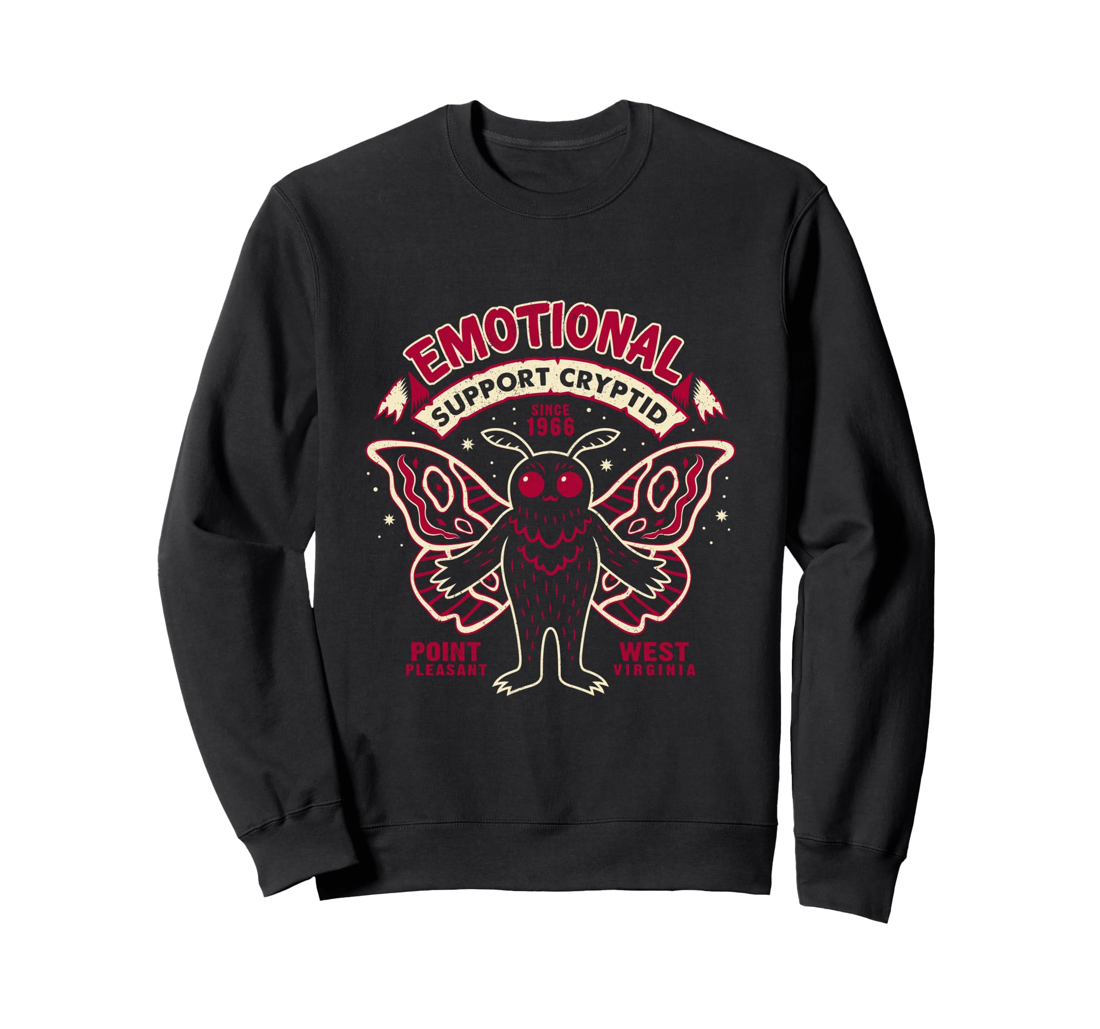Emotional Cryptid Support Funny Sweatshirt - Unique Graphic for Adults - T-Shirt, Sweatshirt, Hoodie