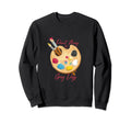 Painter Color Palette Sweatshirt - Fun Novelty Design for Adults - T-Shirt, Sweatshirt, Hoodie