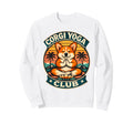 Corgi Yoga Club Sunset Namaste Sweatshirt - Novelty Apparel Unisex - T-Shirt, Sweatshirt, Hoodie