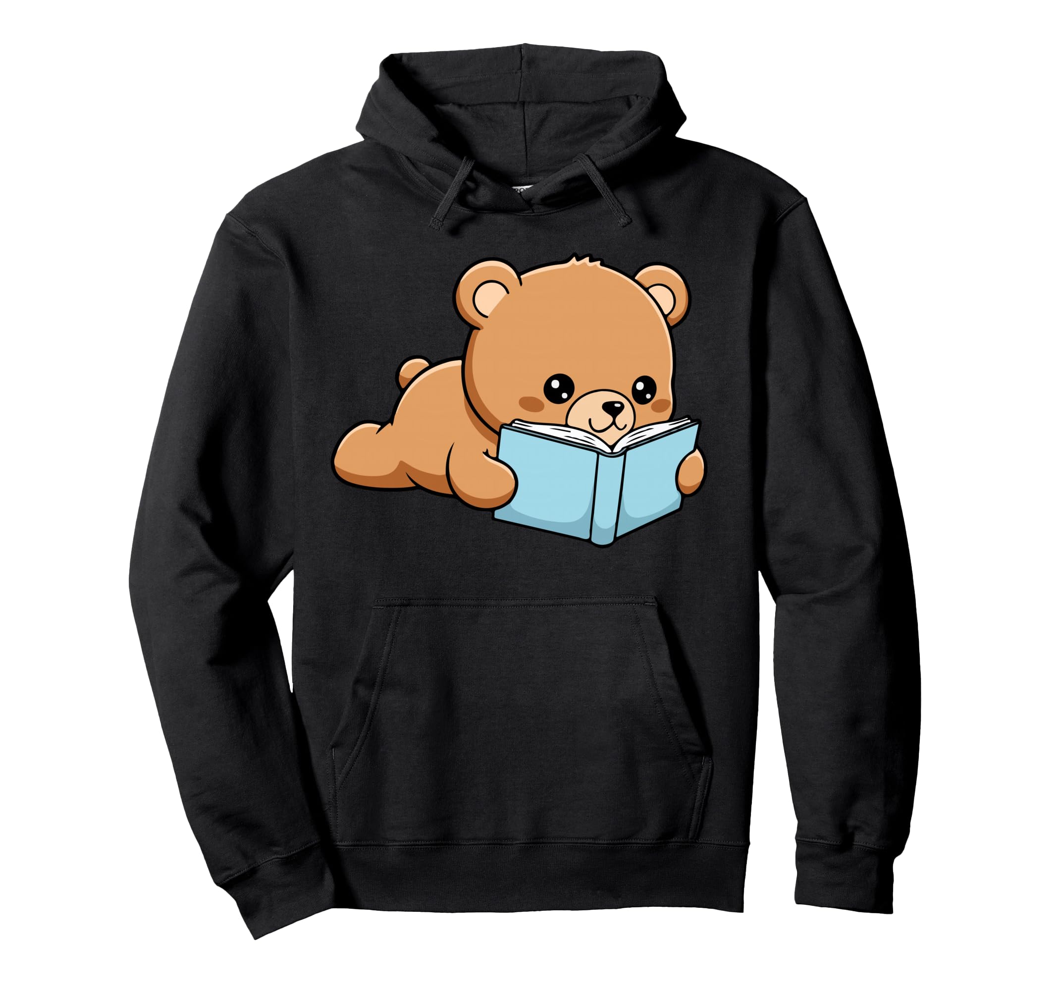 Bear Reading Book Day National Library Hoodie - Aesthetic Graphic Unisex - T-Shirt, Sweatshirt, Hoodie