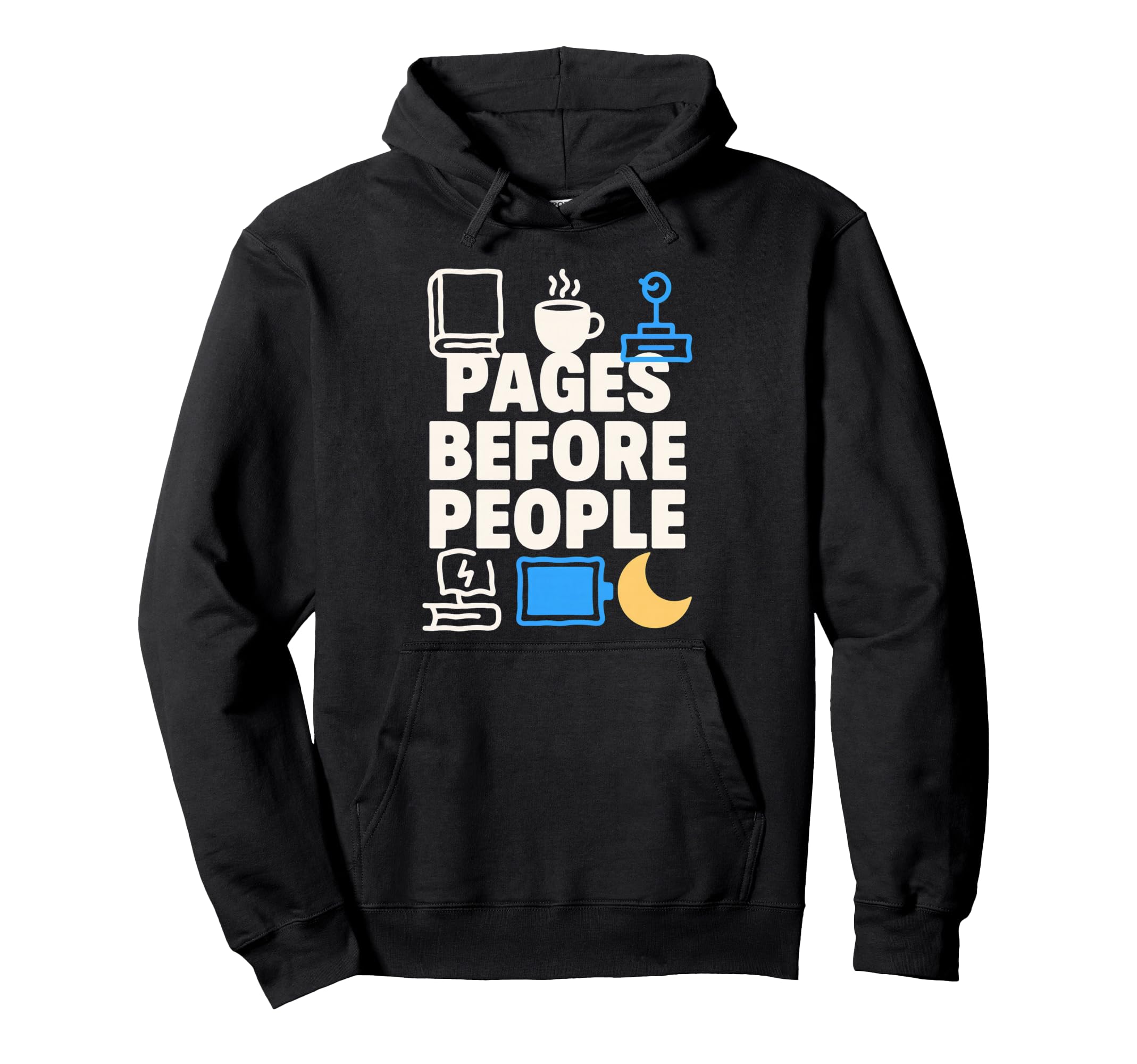 Booktrovert Introvert Reader Hoodie - Casual Everyday Wear for Adults - T-Shirt, Sweatshirt, Hoodie