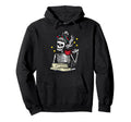 Skeleton Book Coffee Read Reading Hoodie - Casual Everyday Wear Men Women - T-Shirt, Sweatshirt, Hoodie