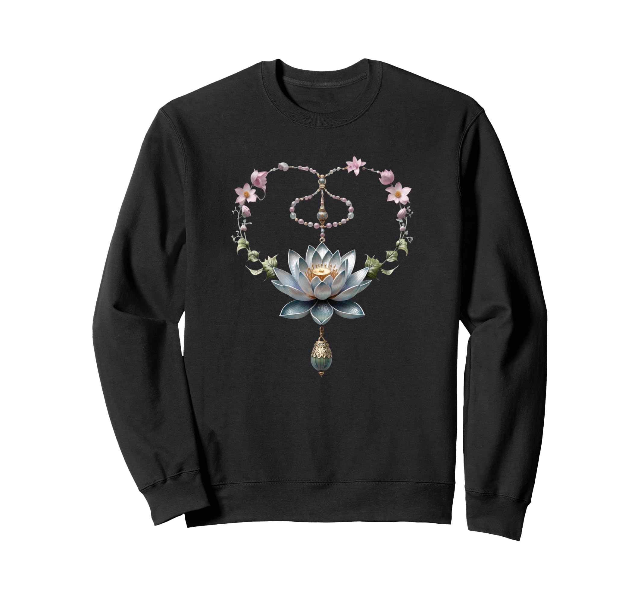 Meditation Spiritual Lotus Flower T-Shirt - Aesthetic Graphic Men Women - T-Shirt, Sweatshirt, Hoodie