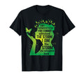 Green Awareness Ribbon Butterfly Mental T-Shirt - Novelty Apparel Unisex - T-Shirt, Sweatshirt, Hoodie