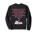 Bibliophile Romance Book Genre Sweatshirt - Fun Novelty Design for Adults - T-Shirt, Sweatshirt, Hoodie