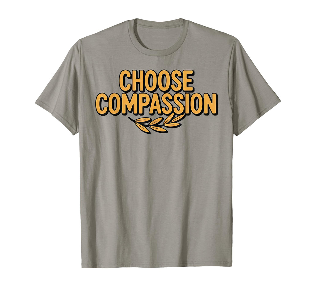 Choose Compassion Yoga Circle Meditation T-Shirt - Custom Art Print Unisex - T-Shirt, Sweatshirt, Hoodie