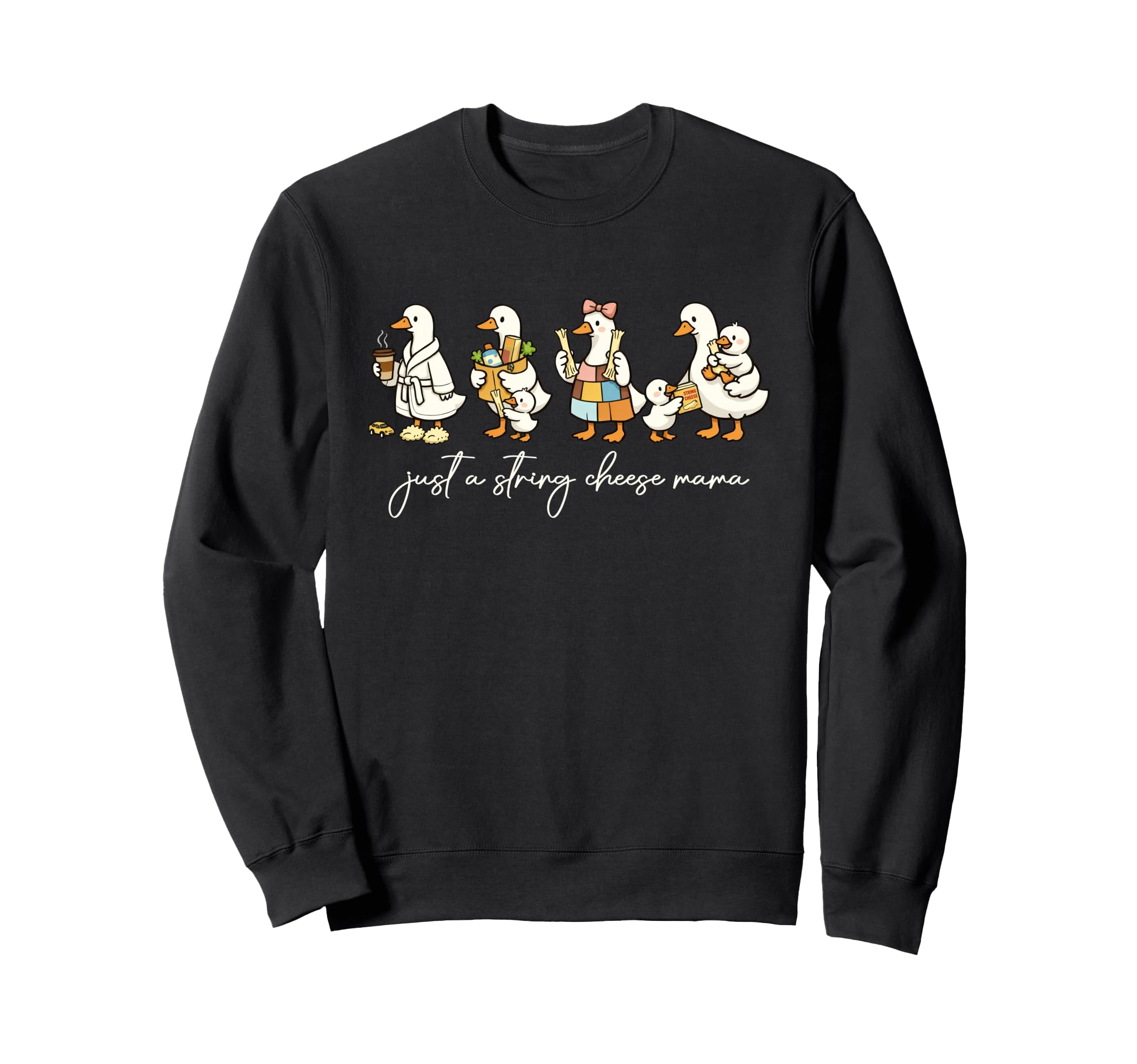 Just String Cheese Mama Era Sweatshirt - Aesthetic Graphic for Adults - T-Shirt, Sweatshirt, Hoodie