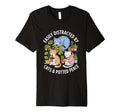 Easily Distracted Cats And Inner Peace Cat T-Shirt - Trendy Graphic Unisex - T-Shirt, Sweatshirt, Hoodie
