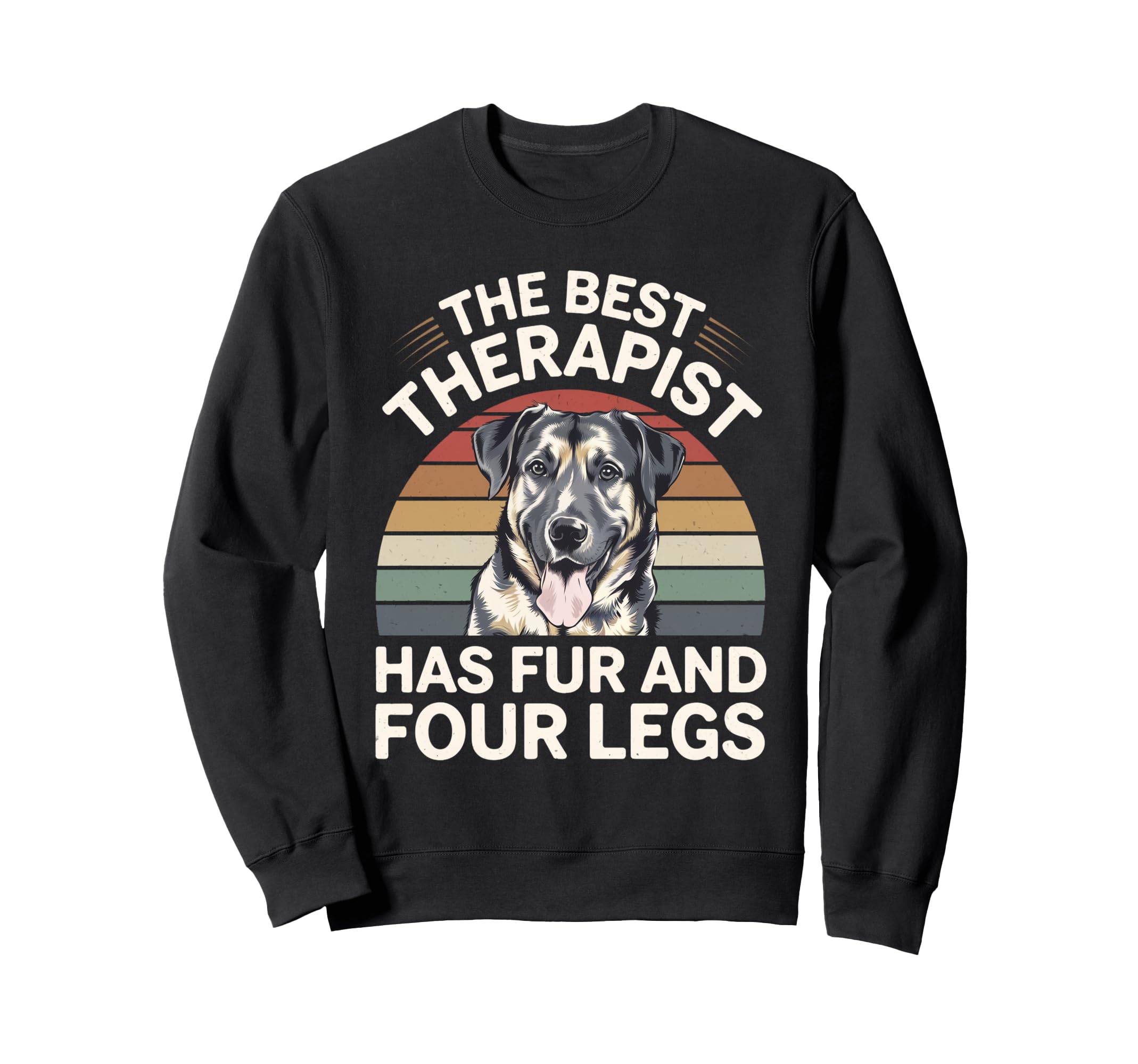 Best Therapist Has Fur And Four Sweatshirt - Novelty Apparel Men Women - T-Shirt, Sweatshirt, Hoodie