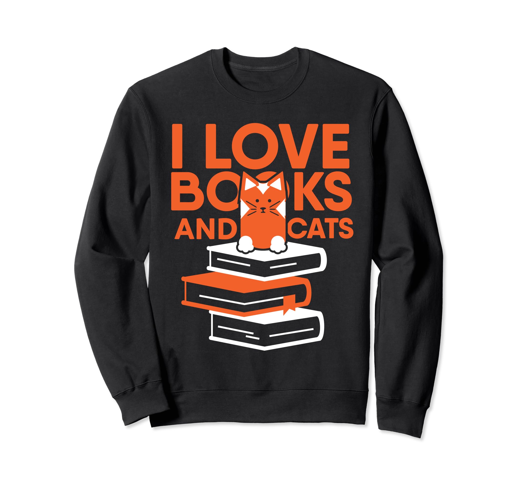 Teacher Gift Nerdy Gift I Love Books Sweatshirt - Custom Art Print Unisex - T-Shirt, Sweatshirt, Hoodie