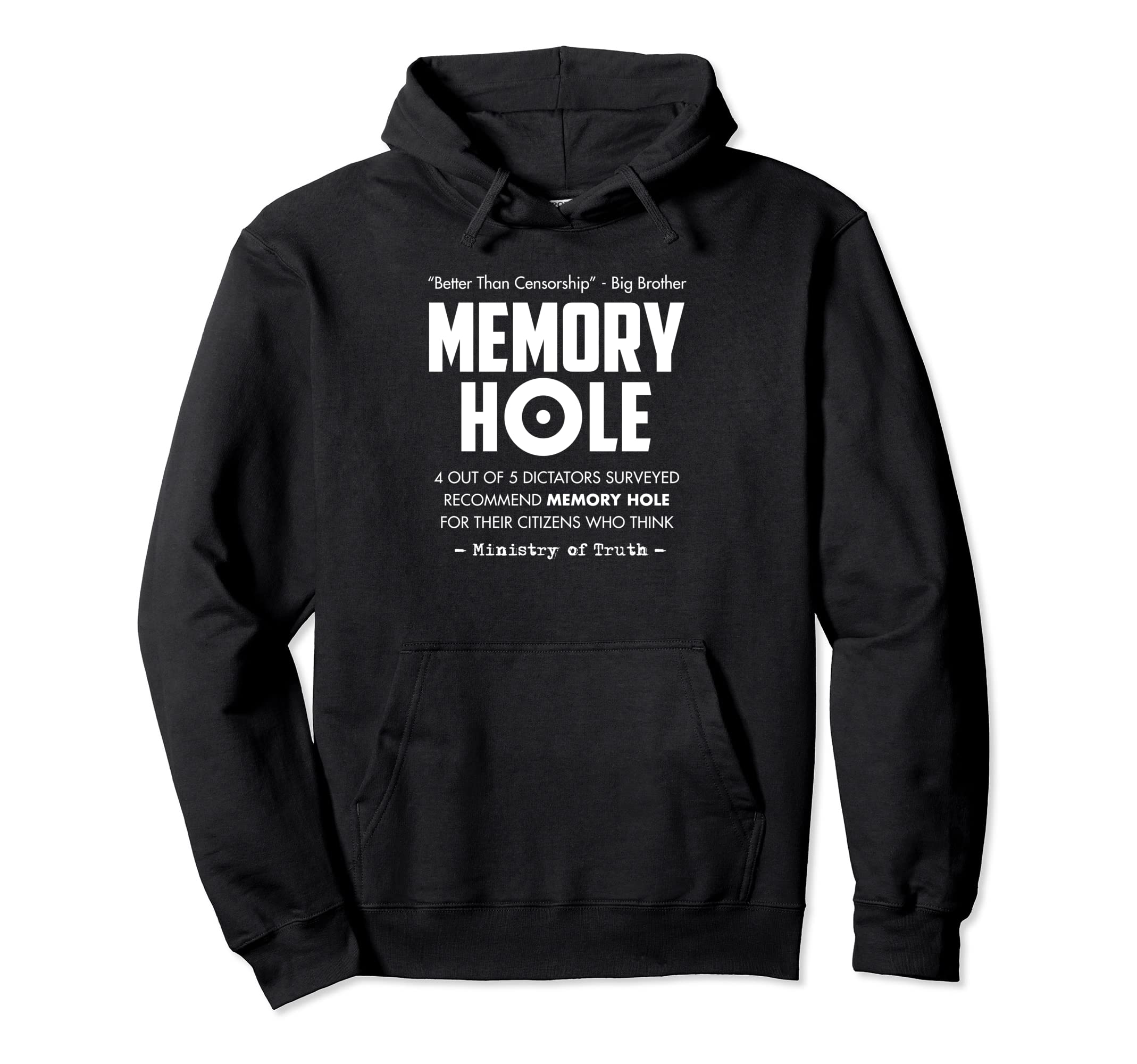1984 Dystopian Truth Think Political Hoodie - Novelty Apparel Men Women - T-Shirt, Sweatshirt, Hoodie
