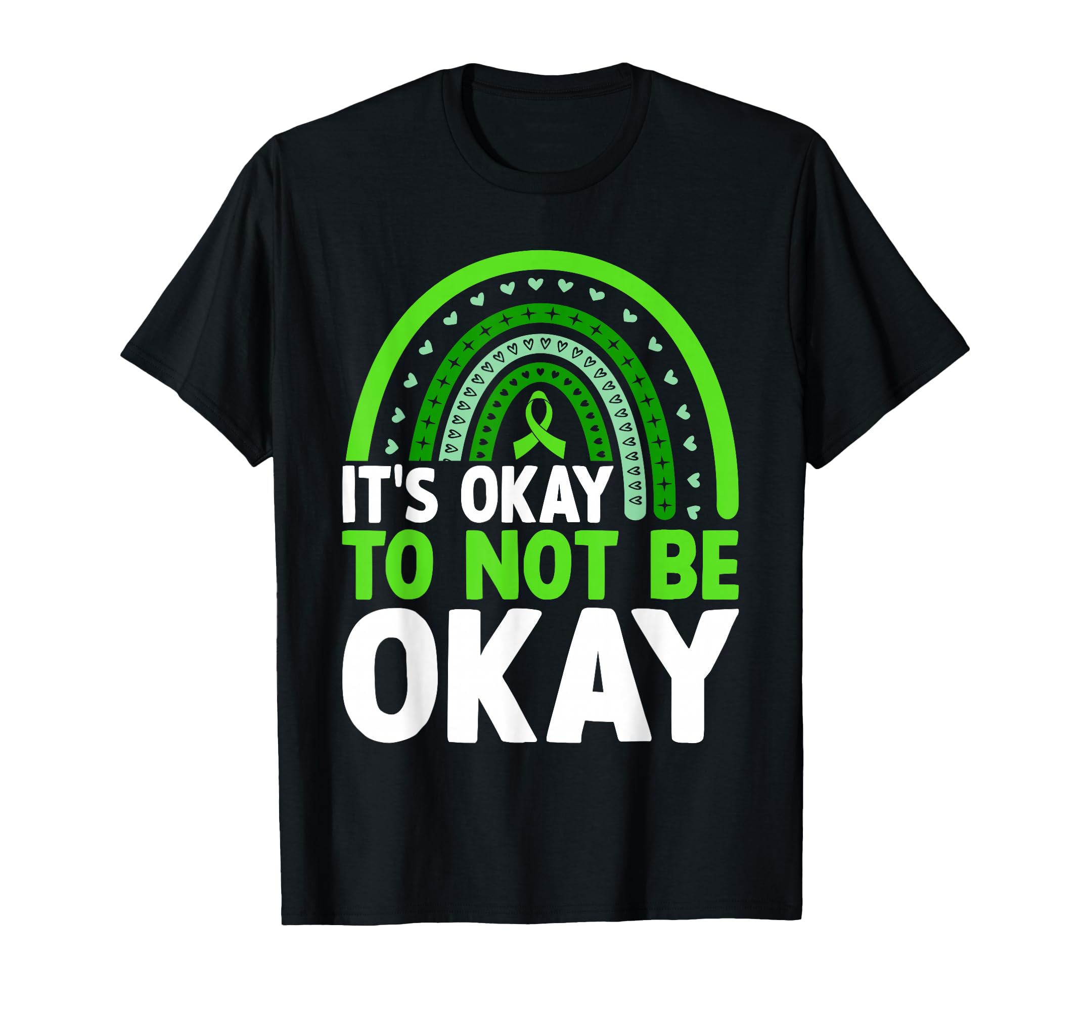 Its Okay To Not Be Okay Mental T-Shirt - Aesthetic Graphic Men Women - T-Shirt, Sweatshirt, Hoodie