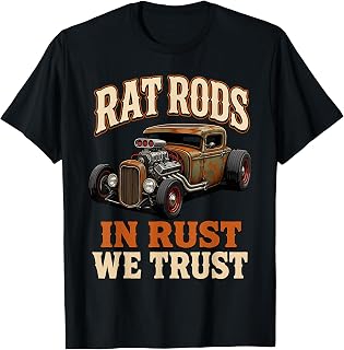 Rat Rod Garage Mechanic Rust Hotrod T-Shirt Unisex T-shirt, Sweatshirt, Hoodie, Long Sleeve Tee - T-Shirt, Sweatshirt, Hoodie
