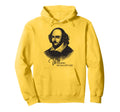 William Shakespeare Portrait Hoodie - Casual Everyday Wear Men Women - T-Shirt, Sweatshirt, Hoodie