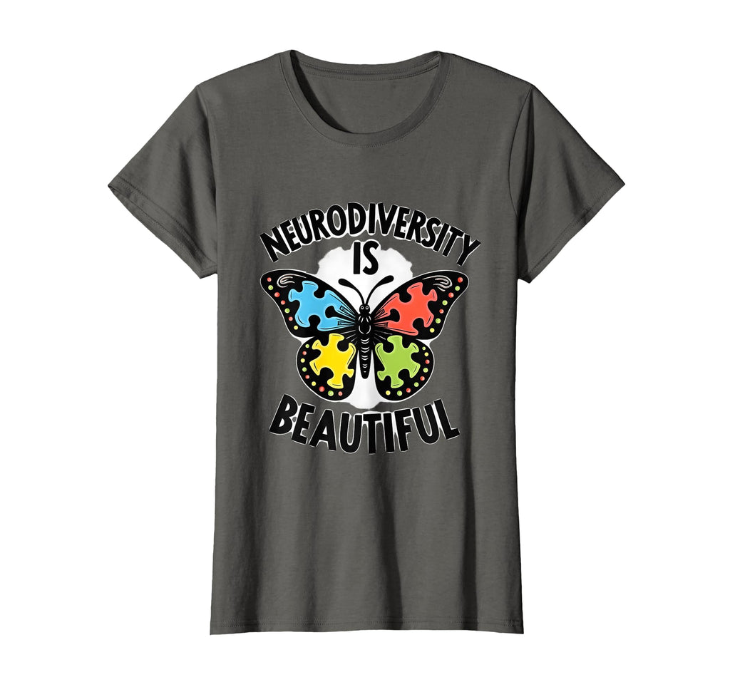 Neurodiversity Is Beautiful Autism T-Shirt - Minimalist Print Unisex - T-Shirt, Sweatshirt, Hoodie