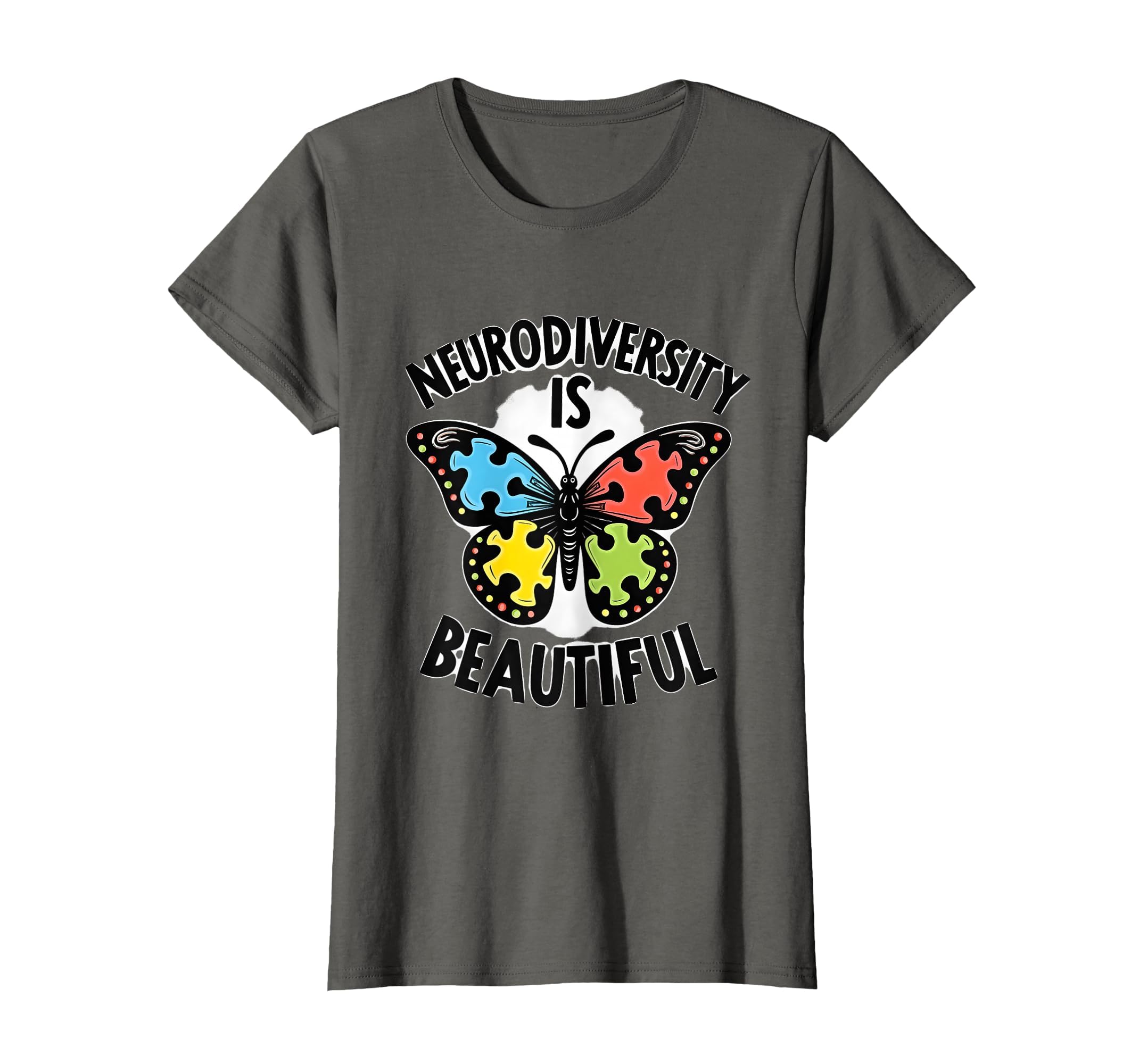 Neurodiversity Is Beautiful Autism T-Shirt - Minimalist Print Unisex - T-Shirt, Sweatshirt, Hoodie