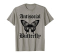 Funny Anti Social Butterfly Introvert T-Shirt - Graphic Print for Adults - T-Shirt, Sweatshirt, Hoodie