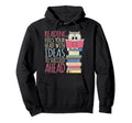 Book Nerd Library Librarian Reading Book Hoodie - Graphic Print Men Women - T-Shirt, Sweatshirt, Hoodie