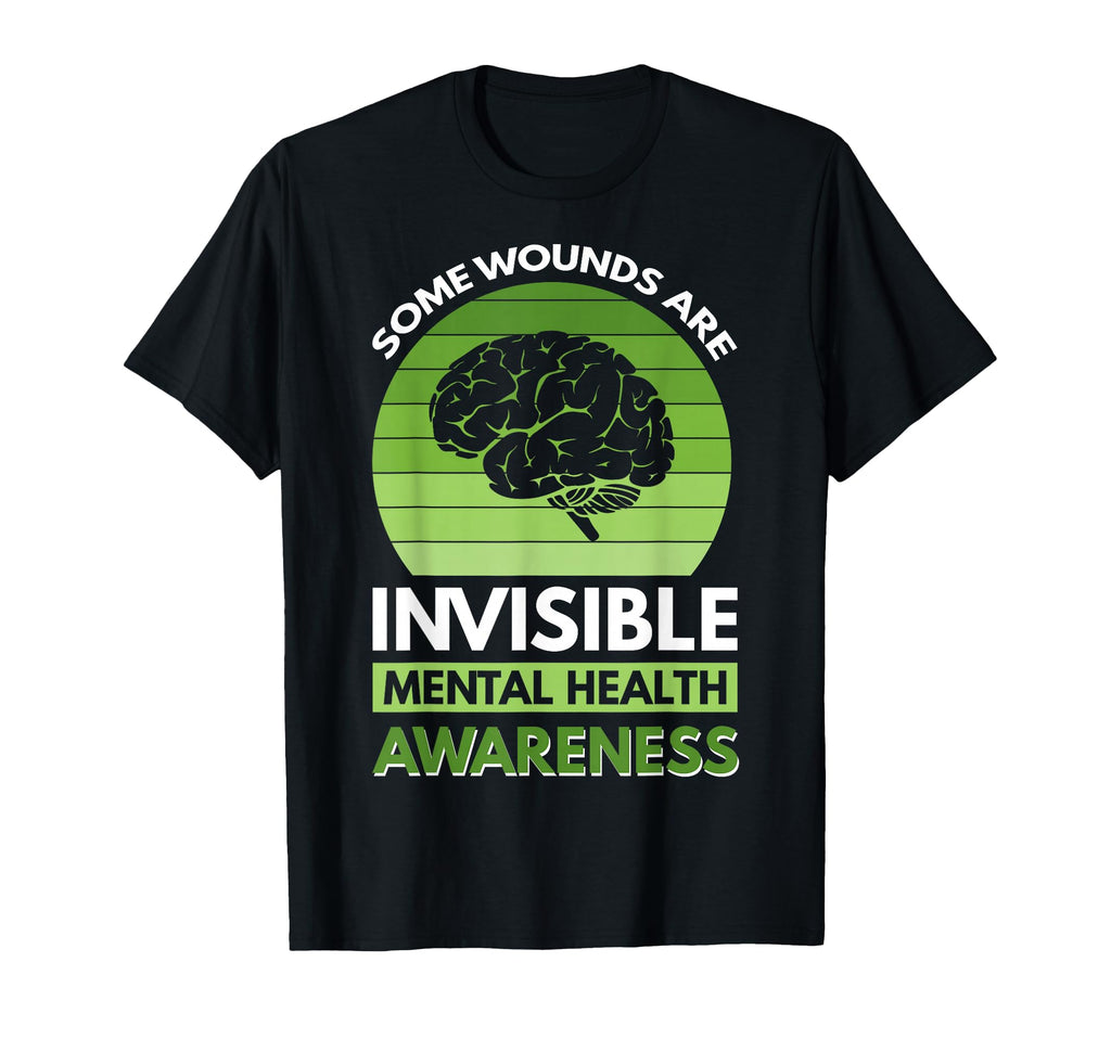 Some Wounds Are Invisible Mental Health T-Shirt - Trendy Graphic Men Women - T-Shirt, Sweatshirt, Hoodie