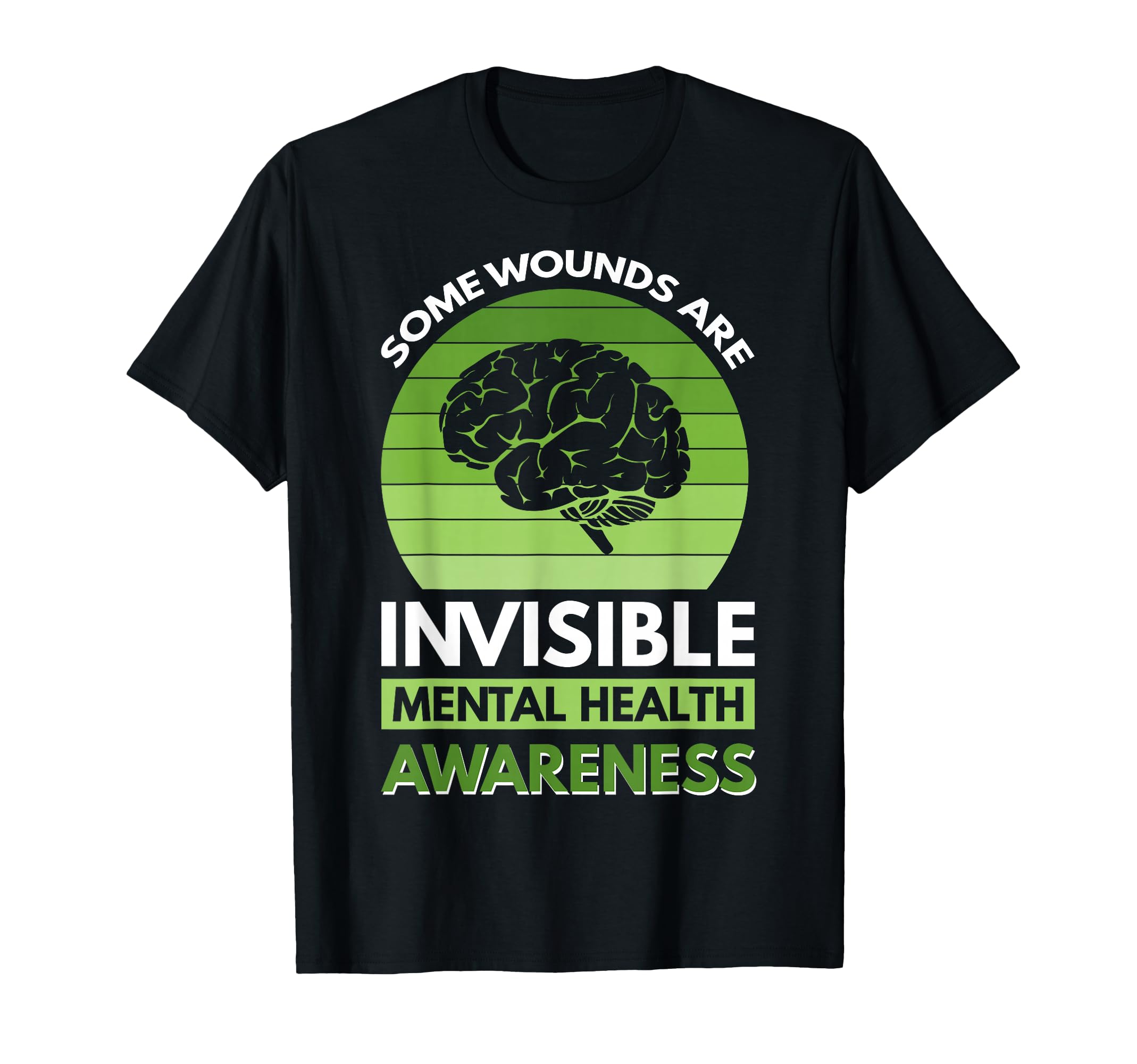 Some Wounds Are Invisible Mental Health T-Shirt - Trendy Graphic Men Women - T-Shirt, Sweatshirt, Hoodie