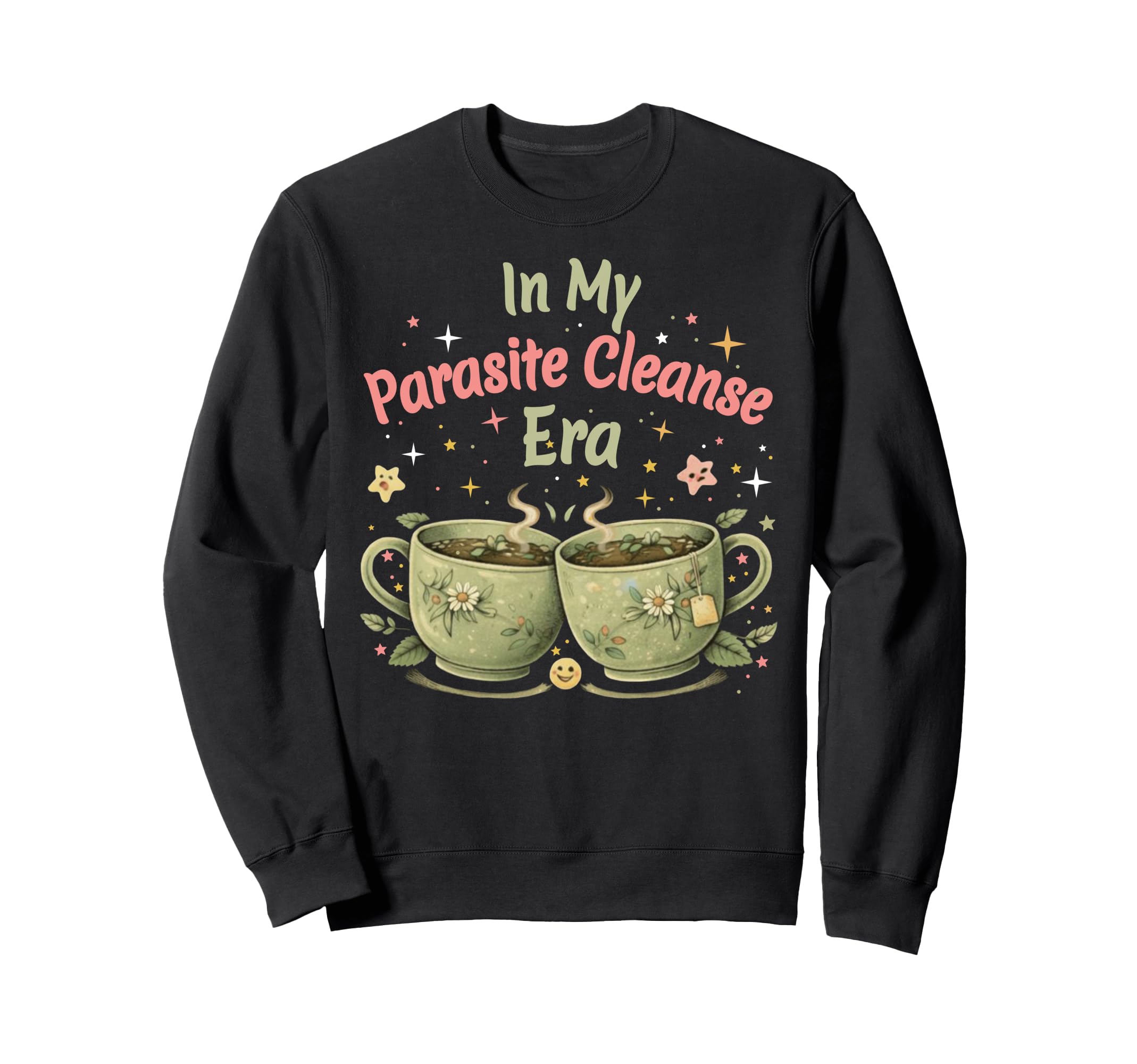 Funny Wellness Vibes Aesthetic Tea Sweatshirt - Novelty Apparel Men Women - T-Shirt, Sweatshirt, Hoodie