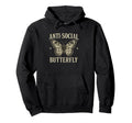 Anti Social Funny Introvert Sarcastic Hoodie - Trendy Graphic Men Women - T-Shirt, Sweatshirt, Hoodie