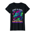 Just Who Loves Dragons T-Shirt - Novelty Apparel Men Women - T-Shirt, Sweatshirt, Hoodie