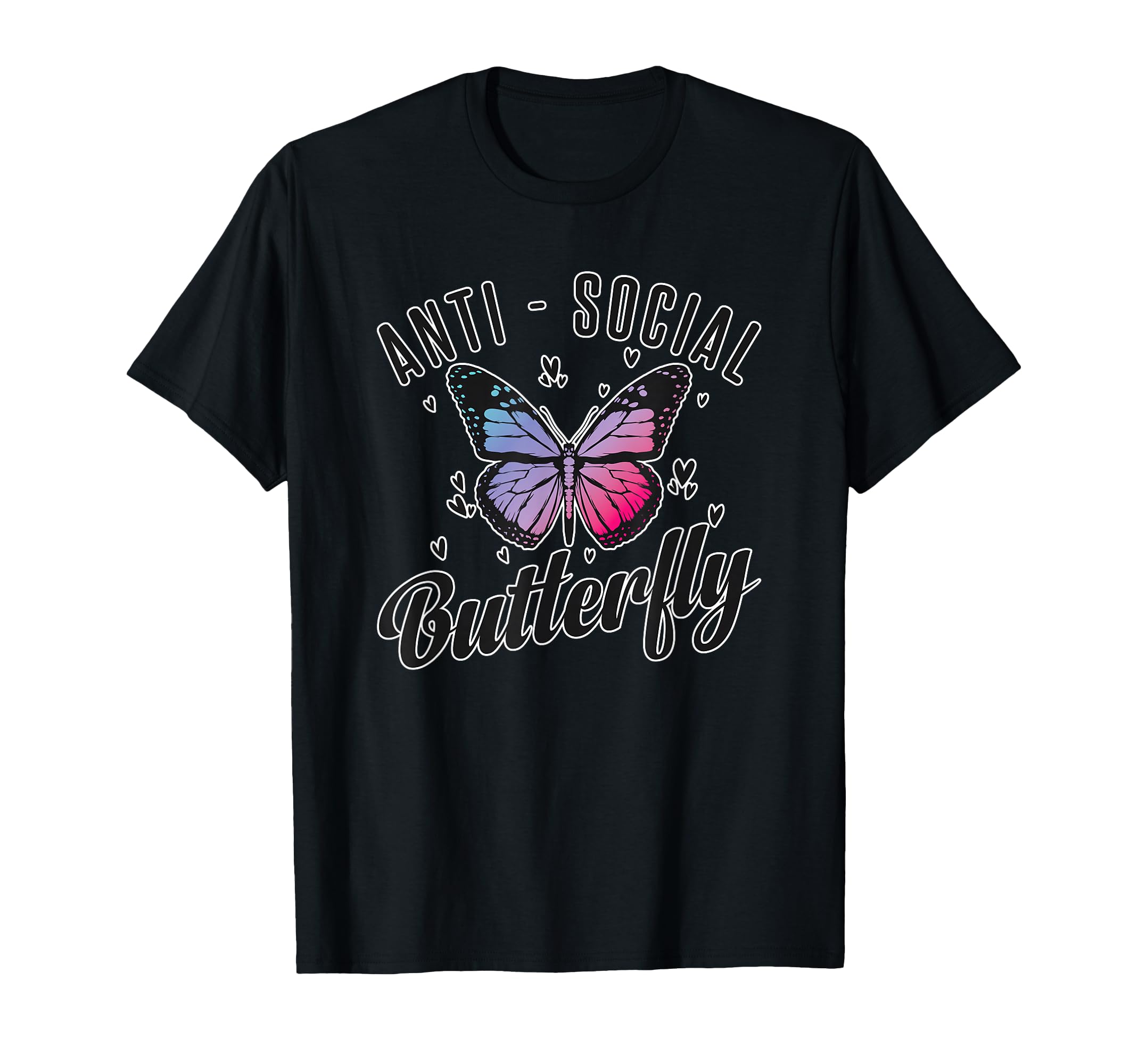Butterfly Insects Caterpillar Beautiful Hoodie - Fun Novelty Design Unisex - T-Shirt, Sweatshirt, Hoodie