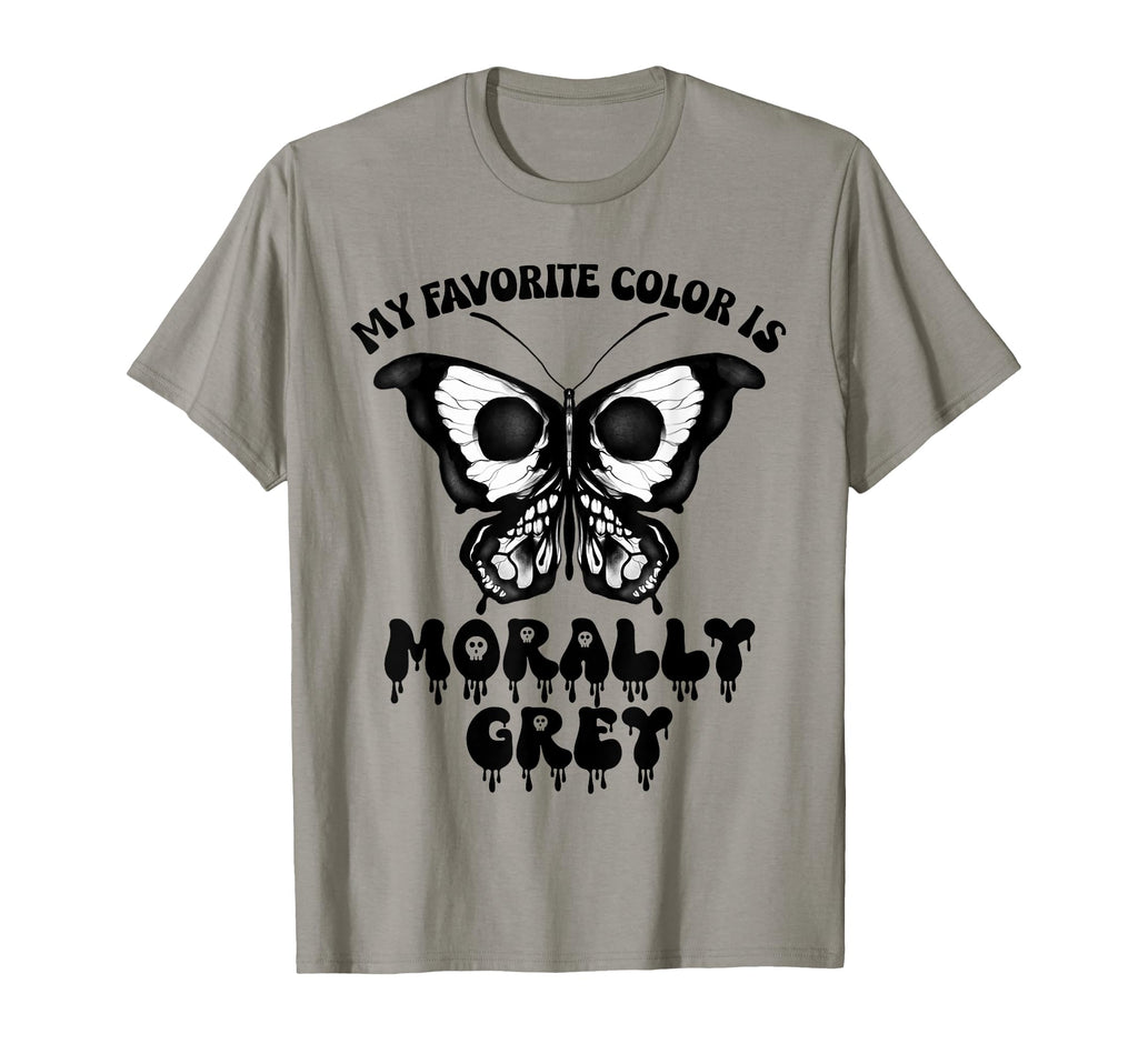 My Favorite Color Is Morally Grey Book T-Shirt - Novelty Apparel Unisex - T-Shirt, Sweatshirt, Hoodie