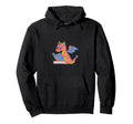 Bookworm Book Lover Dragon Reading Hoodie - Casual Everyday Wear Men Women - T-Shirt, Sweatshirt, Hoodie