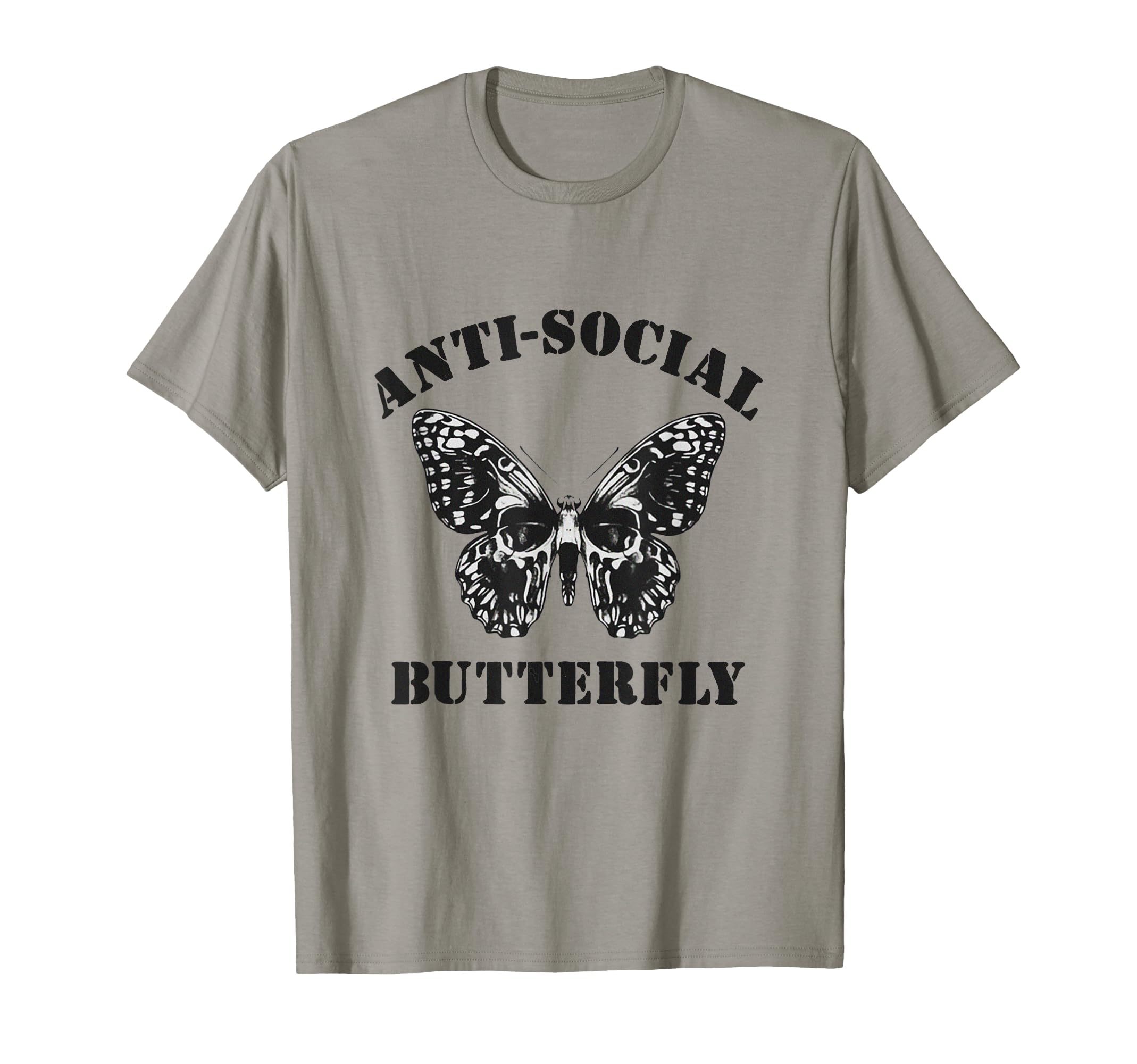 Anti Social Butterfly Anti Social T-Shirt - Graphic Print Men Women - T-Shirt, Sweatshirt, Hoodie