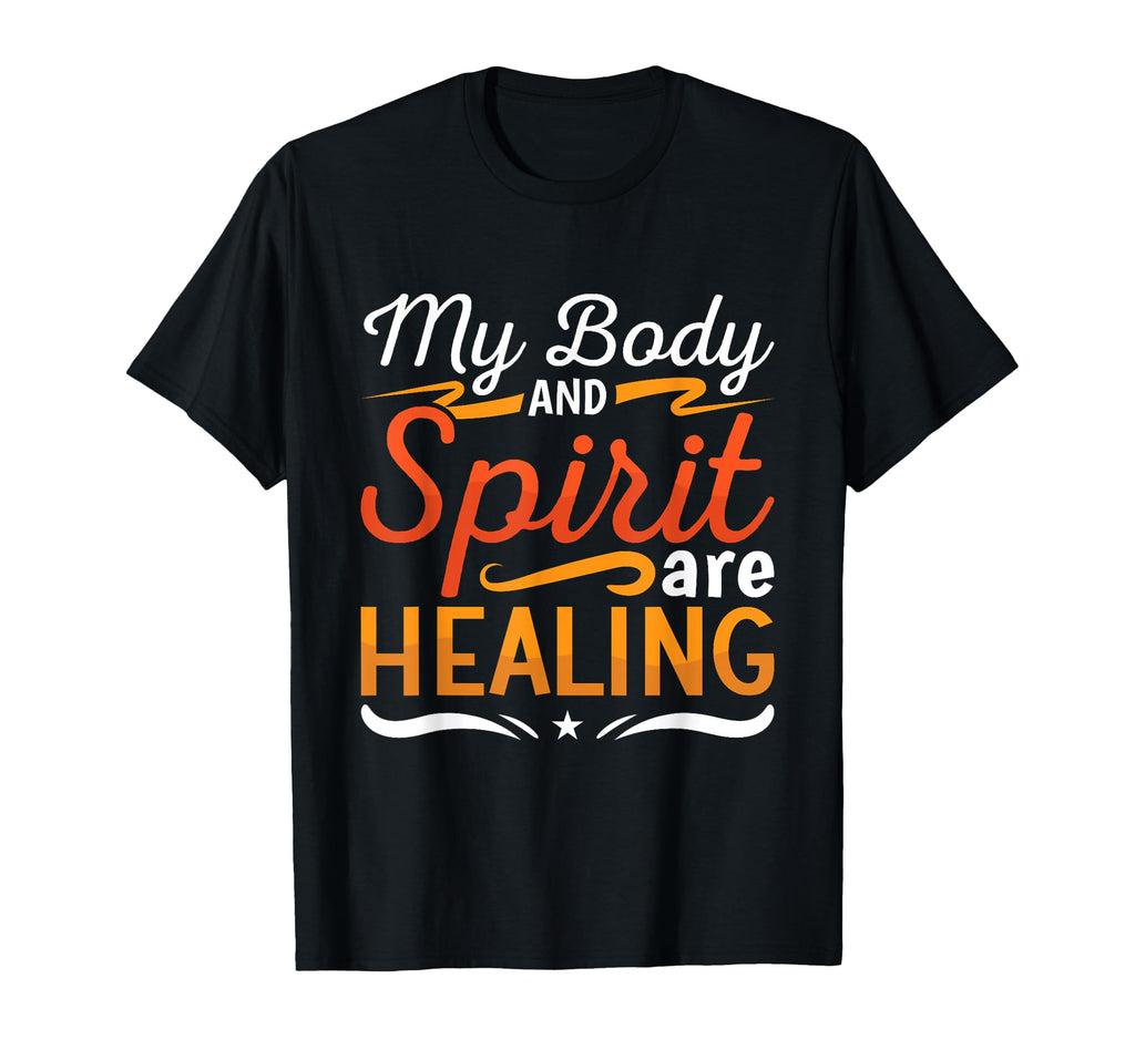 My Body And Spirit Coffee Anxiety T-Shirt - Fun Novelty Design for Adults - T-Shirt, Sweatshirt, Hoodie