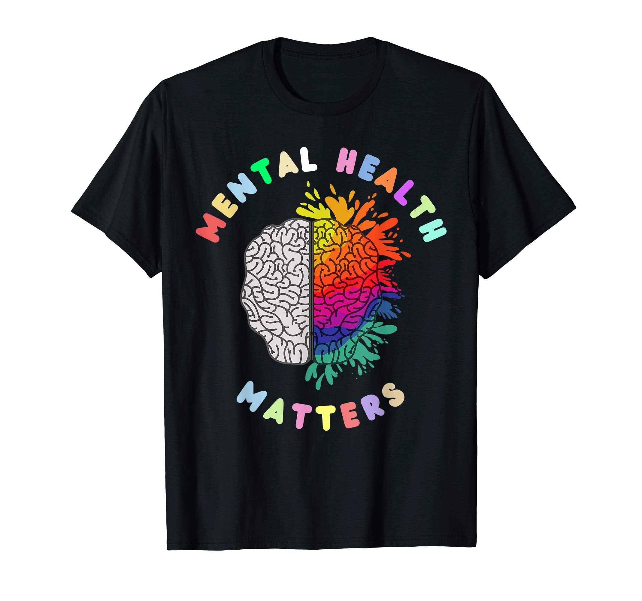 Mental Health Matters Awareness T-Shirt - Custom Art Print for Adults - T-Shirt, Sweatshirt, Hoodie